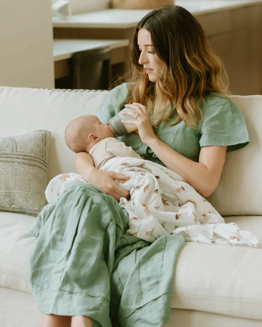little unicorn Little Unicorn - Organic Cotton Muslin Swaddle Blanket Organic