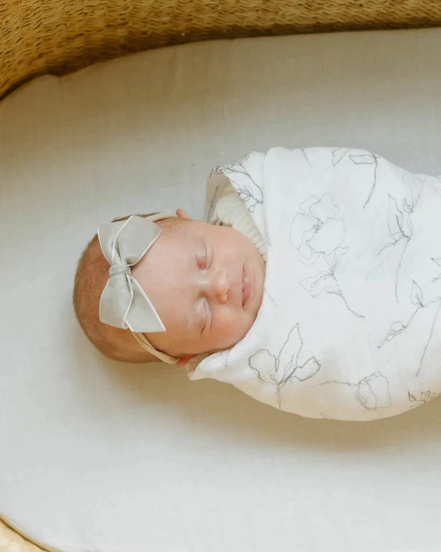 little unicorn Organic Cotton Muslin Swaddle Blanket