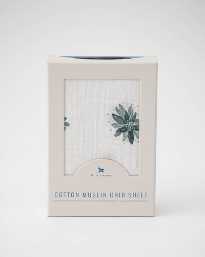 Cotton Muslin Crib Sheet Prickle Pots