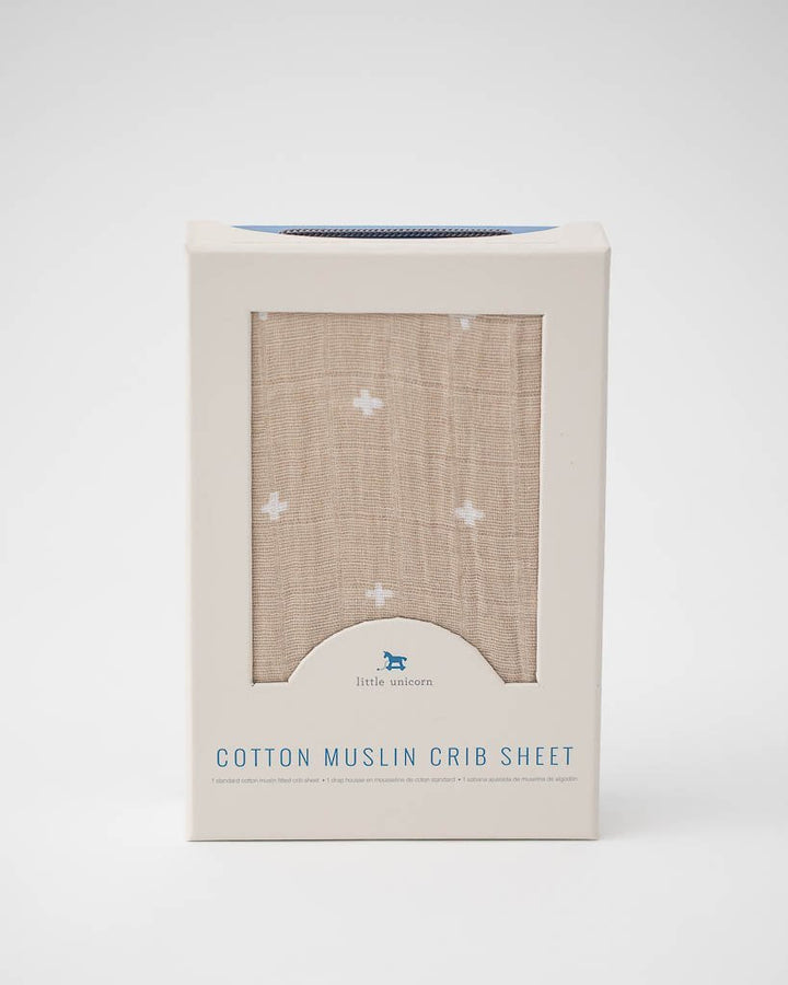 little unicorn Little Unicorn Cotton Muslin Crib Sheet