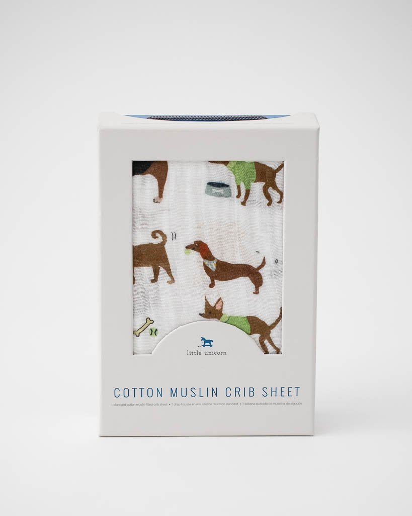 little unicorn Little Unicorn Cotton Muslin Crib Sheet