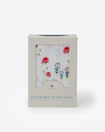 Cotton Muslin Crib Sheet Wild Mums