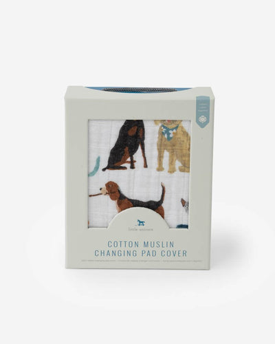 Cotton Muslin Changing Pad Cover Woof