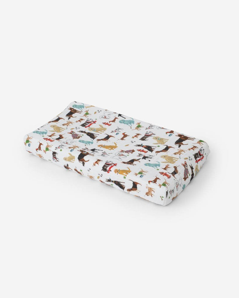 Cotton Muslin Changing Pad Cover Woof