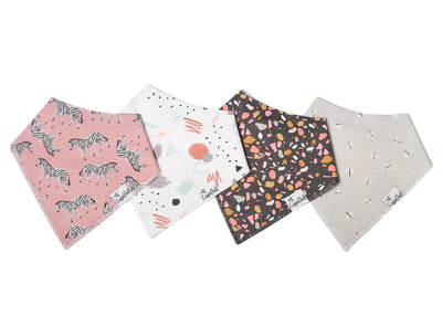 Bandana Bib (4 Pk) Zella