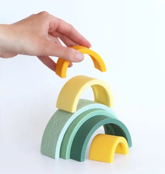 A Little Lovey company Rainbow stacking toy