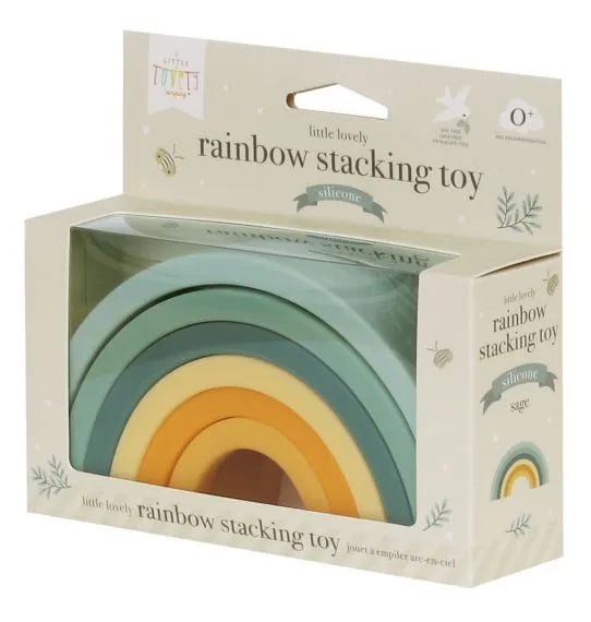 A Little Lovey company Rainbow stacking toy