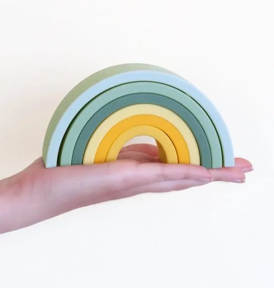A Little Lovey company Rainbow stacking toy