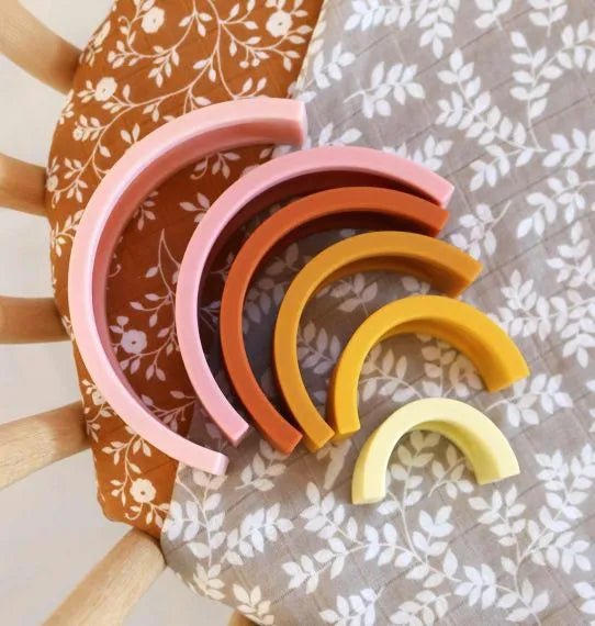 A Little Lovey company Rainbow stacking toy