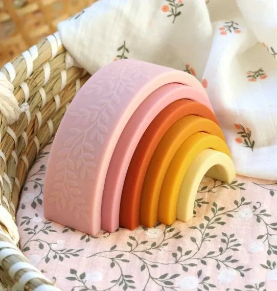 A Little Lovey company Rainbow stacking toy