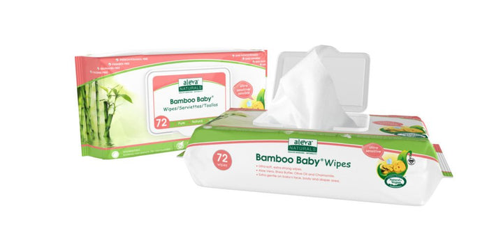 aleva NATURALS Sensitive Wipes 72 Count