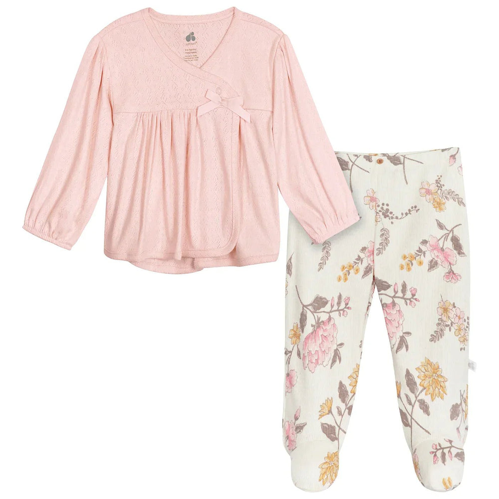 Just Born Take Me Home Vintage Floral 2pc Set