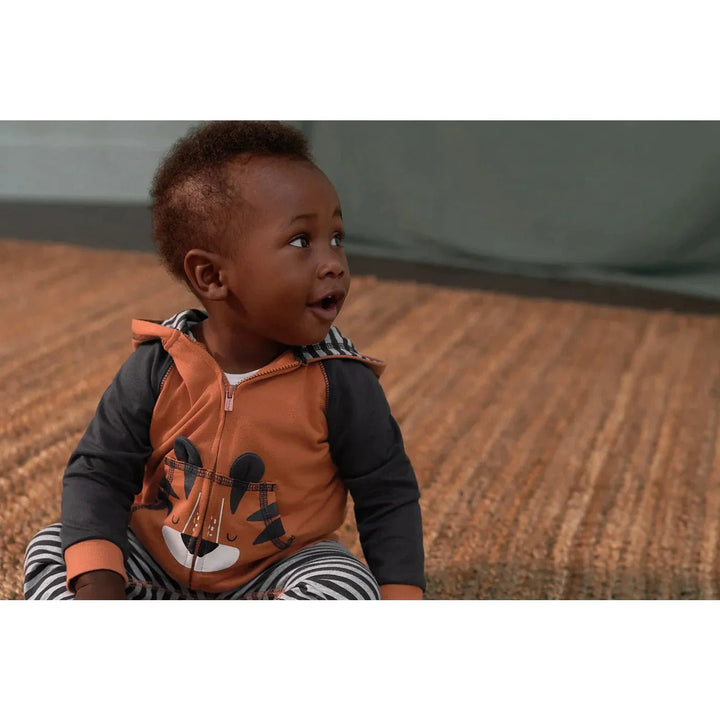 Gerber Childrenswear Tiger Hoodie & Joggers 2 Pc Set