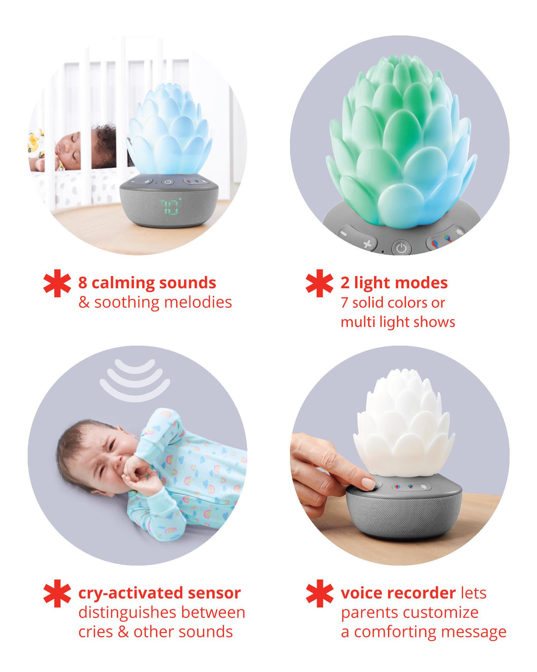 Skip Hop Succulent Glow Sound Machine