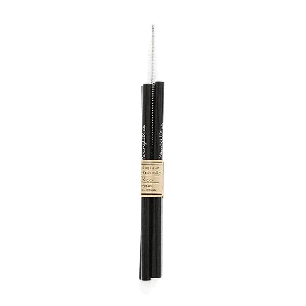Young Lux Silicone Set of 4 Reusable Straws