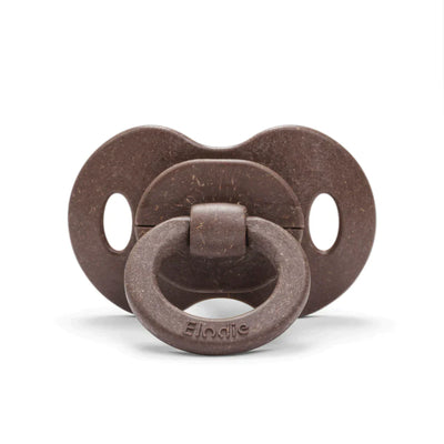 Bamboo Pacifier Natural Rubber - Chocolate