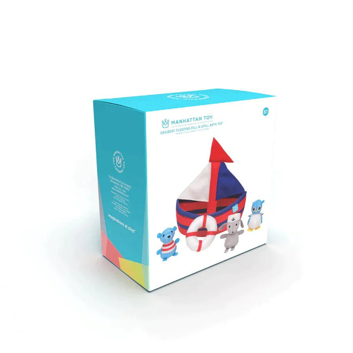Manhattan Toy Sailboat Floating Fill n Spill