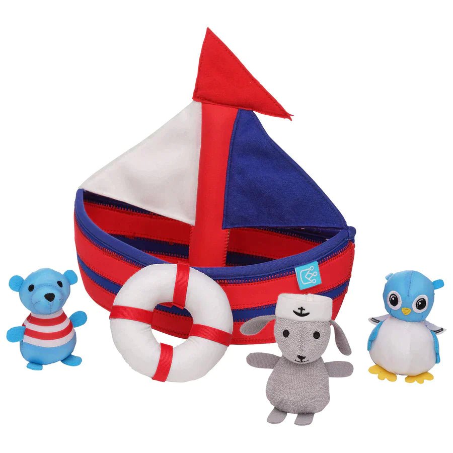 Manhattan Toy Sailboat Floating Fill n Spill