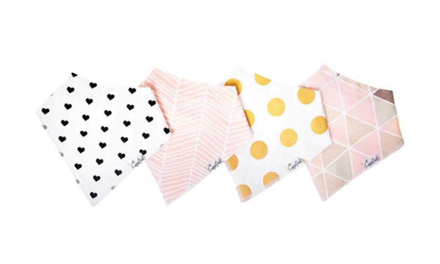 Copper Pearl Bandana Bib 4 Pk