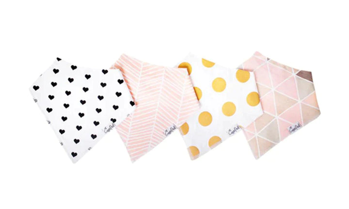 Copper Pearl Bandana Bib 4 Pk