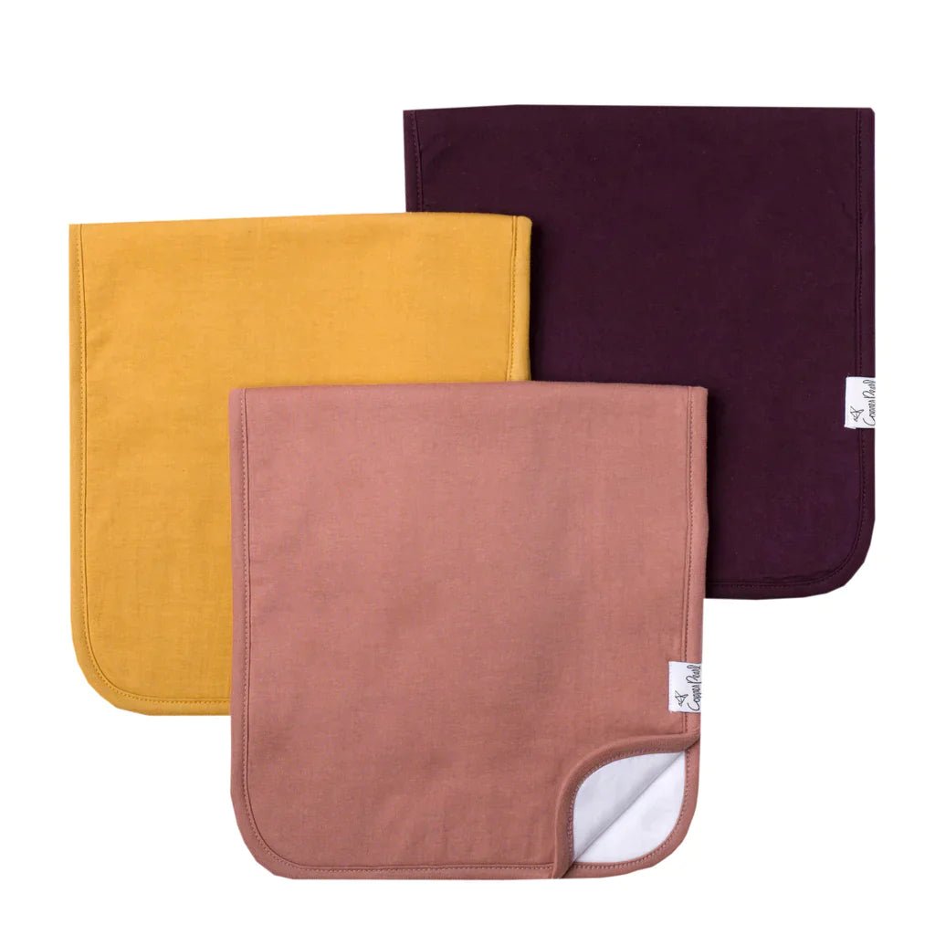 Copper Pearl Premium Burp Cloths