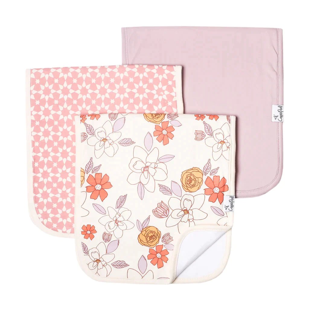 Copper Pearl Premium Burp Cloths