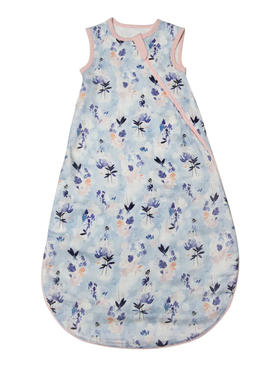 LOULOU LOLLIPOP Sleep Bag 1 Tog Ink Floral 0 - 6m