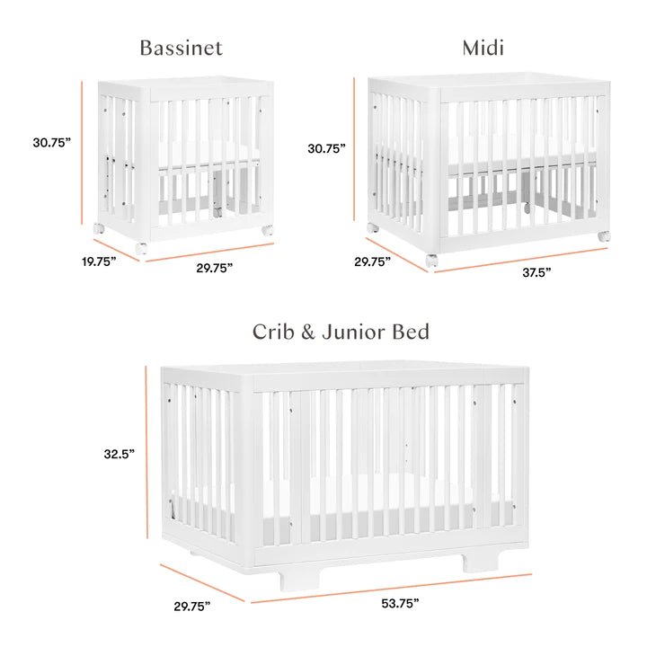Babyletto Yuzu 8 - in - 1 Crib & Conversion Kits