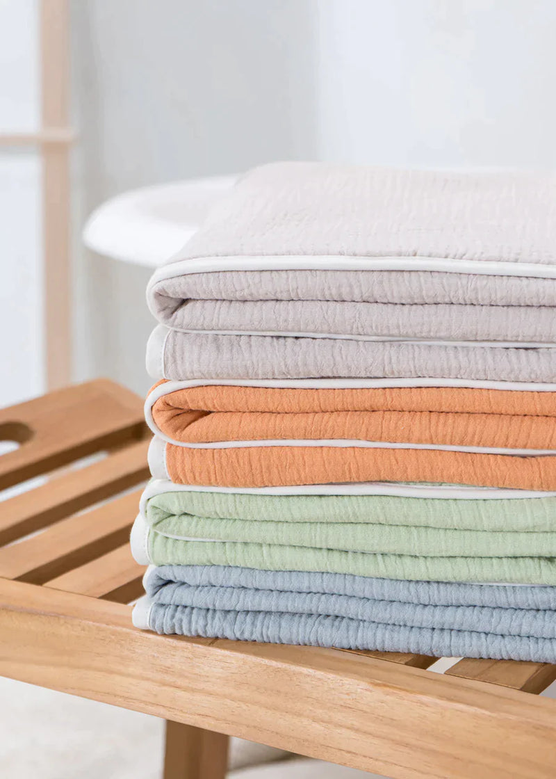 100% Organic Cotton Bath Towel Jasmine Newborn