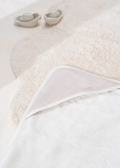 100% Organic Cotton Bath Towel Jasmine Newborn