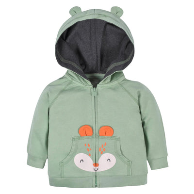 Baby Toddlers Boys Fox Terry Zip 2 Pc Set 4T