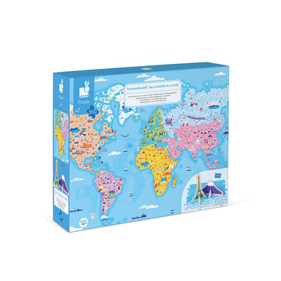350pc 3D Educational Puzzle-World Curiosities