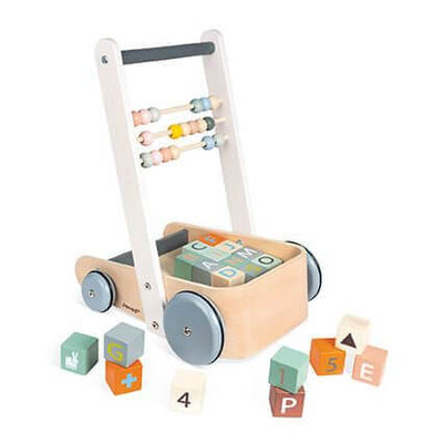 Cart with ABC Blocks