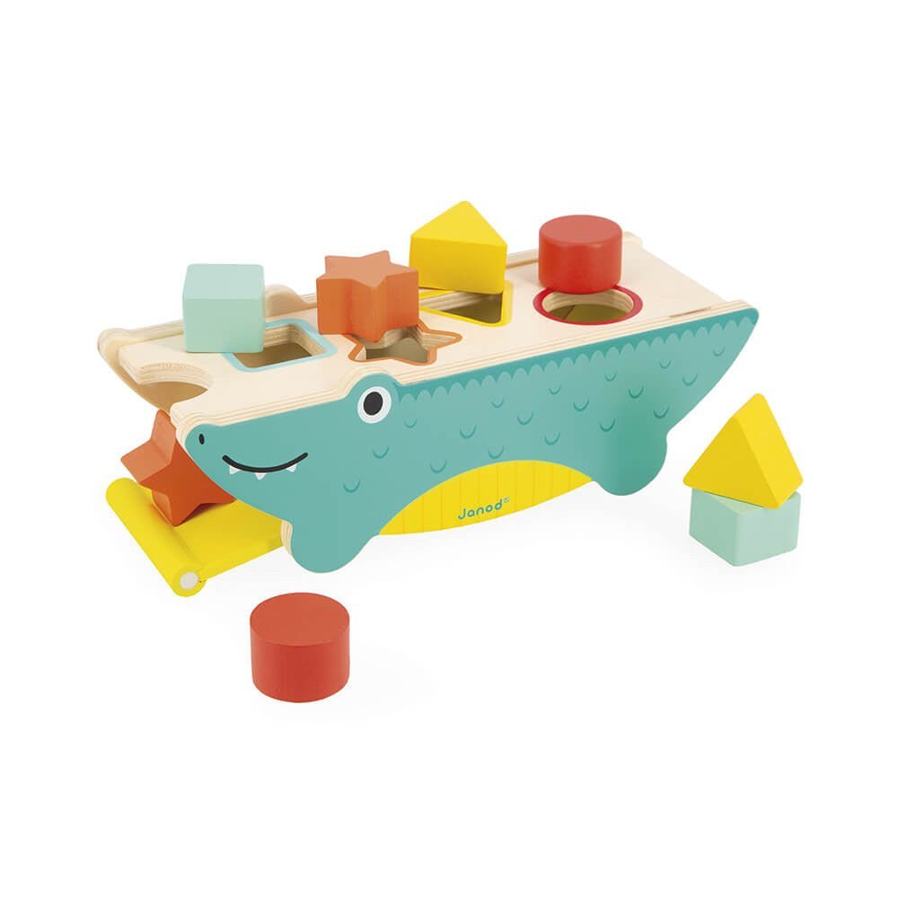 Janod Tropik Shape Sorting Crocodile
