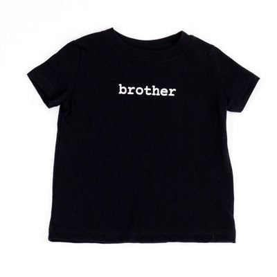 Kidcentral Essentials-Infant T-Shirt - Brother - Black-4T