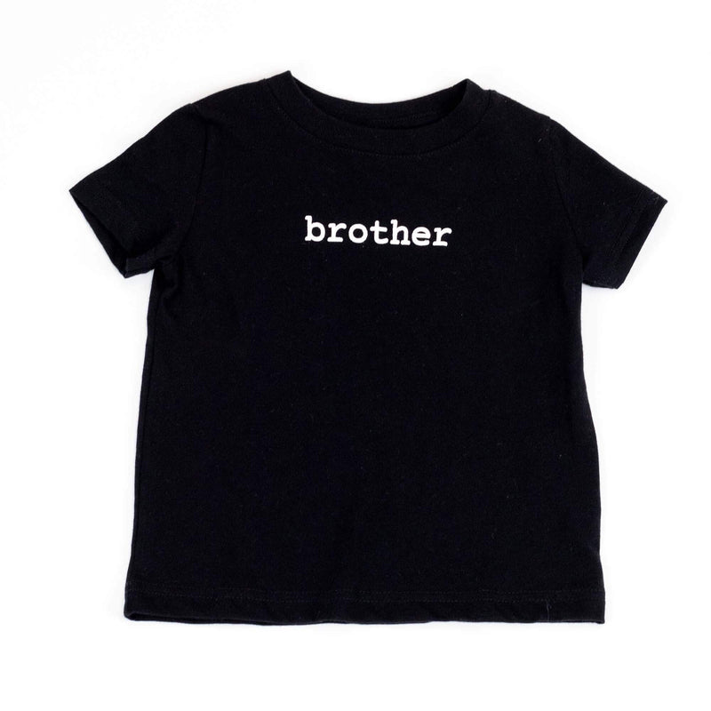 Kidcentral Essentials-Toddler T-Shirt - Brother - Black-3T