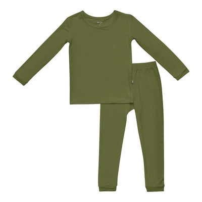 Toddler Pajama Set Olive 4T