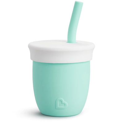 C’est Silicone!™ Training Cup with Straw Mint