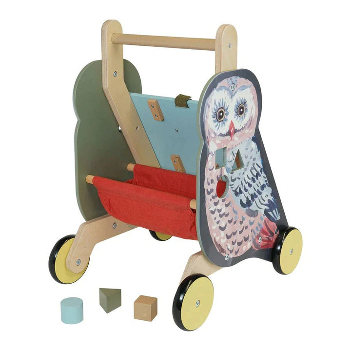 Manhattan Toy Wildwoods Owl Push - Cart