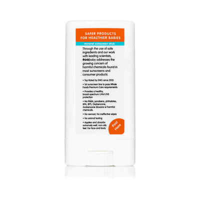 Baby Mineral Based Sunscreen Stick