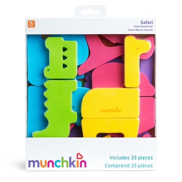 Munchkin Safari Foam Puzzle Set for Bath
