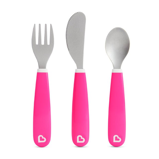 Munchkin Splash Toddler Fork, Knife & Spoon Set