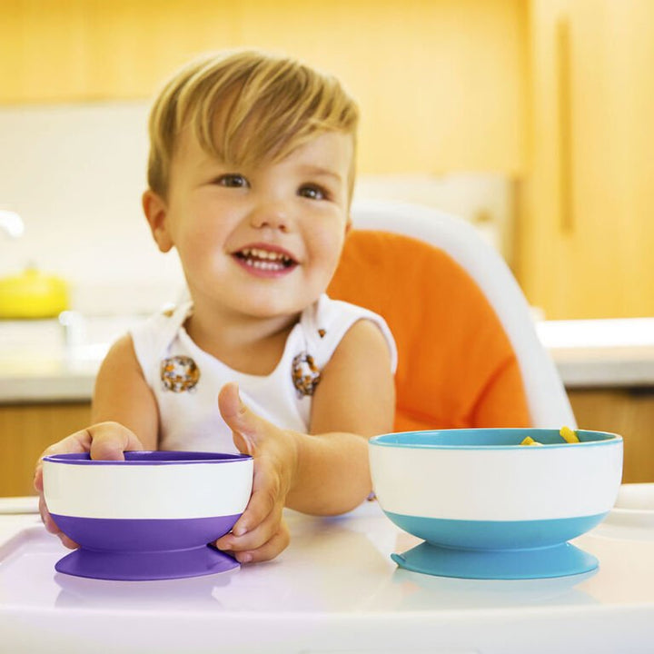 Munchkin Stay Put Suction Bowls - 3pk