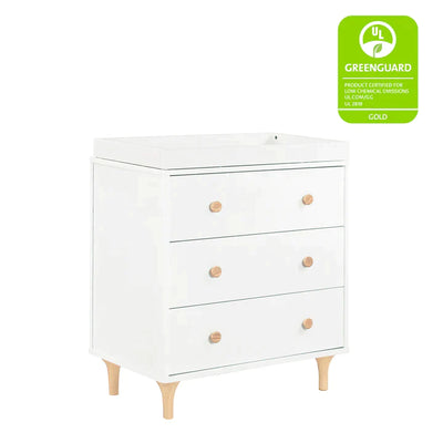 Lolly 3-Drawer Changer Dresser  White/Natural