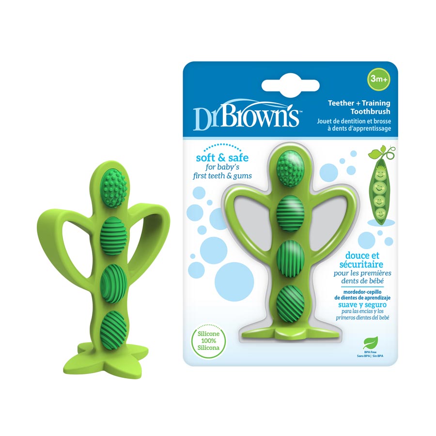 Dr. Brown’s Teether + Training Toothbrush – Peapod