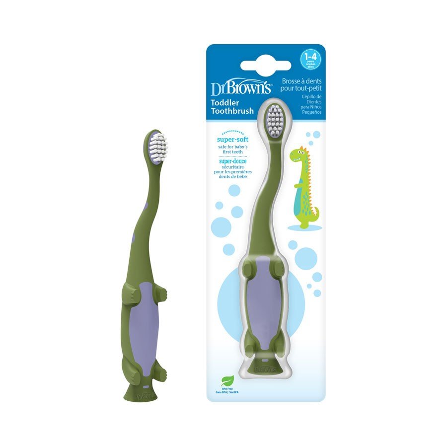 Dr. Brown’s Toddler Toothbrush Dinosaur