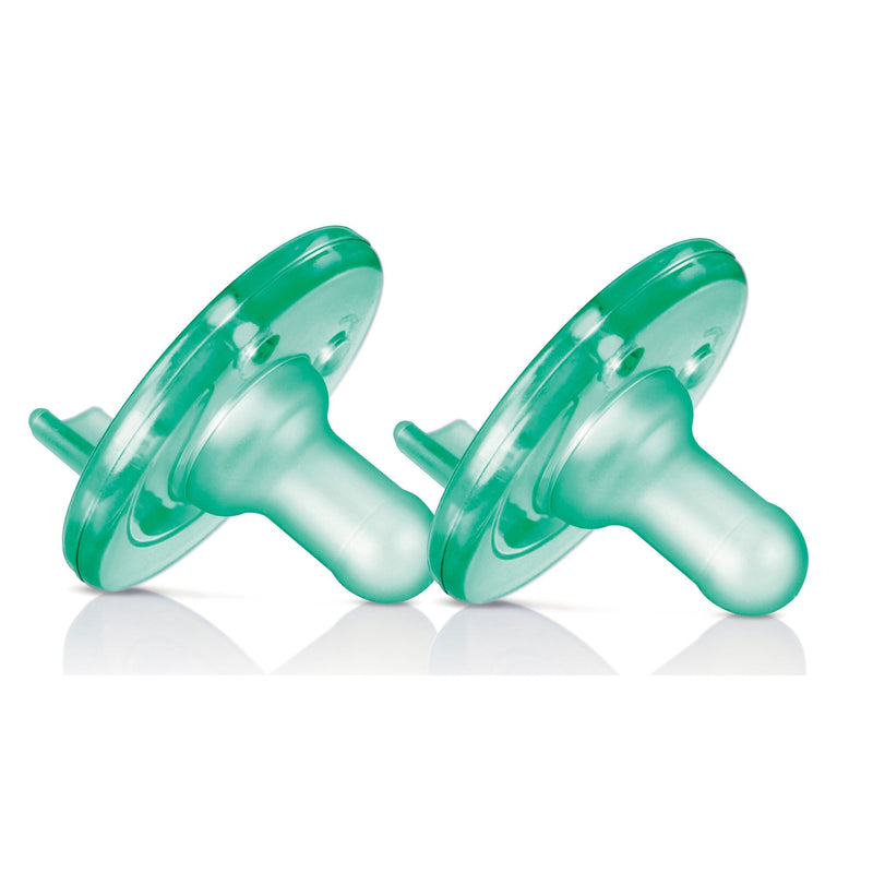 Soothie Pacifier 0-3m 2pk - Green