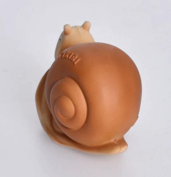 tikiri Snail Natural Rubber Teether, Rattle & Bath Toy