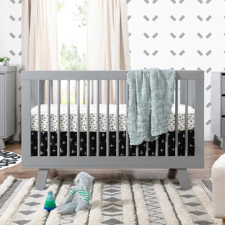 Hudson 3-in-1 Convertible Crib Grey