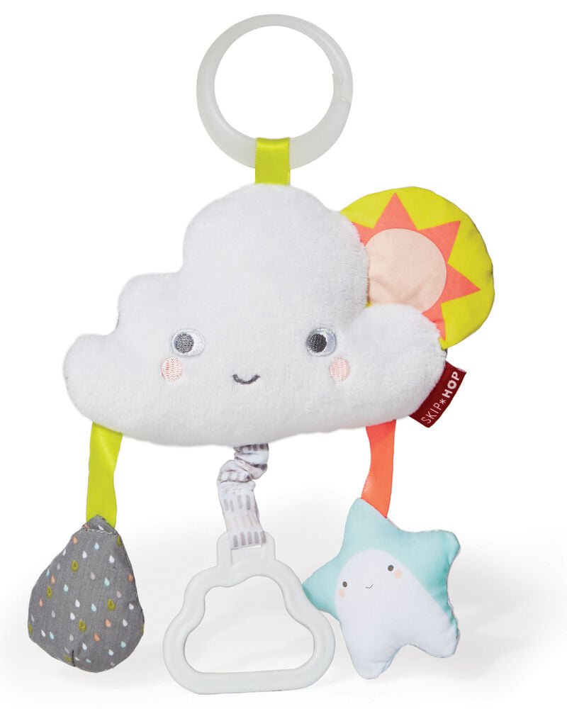 Skip Hop Silver Lining Cloud Jitter Stroller Baby Toy